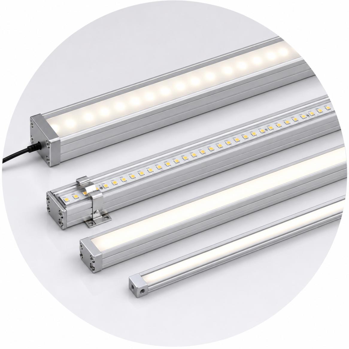 Đèn LED thanh chiếu sáng tủ kệ, trưng bày, nội thất